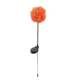 Solar Ball Light Outdoor Waterproof Garden Flower Spot Light Decorative for Courtyard Orange V1294-YM0901-3119240056912