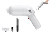 Handheld Car Vacuum Cleaner 9000Pa Rechargeable Portable Cordless Duster - White V1263-JX-6685-2