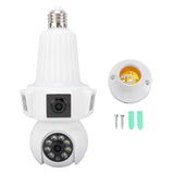 Light Bulb Security Camera E27 Socket 2.4GHz WiFi 4MP HD Camera Motion Detection Dual Lens NTP Time V1294-YM0901-3113250204411