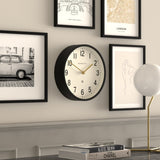 Newgate Master Edwards Wall Clock Black V398-NGLUGG371K