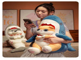 Soft Shark Corgi Dog Plush Toy, Cute Inu Shark Plushie Hugging Doll Plush Pillow Stuffed Animal for V1192-AZ-W-15238