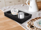 Petluno 6 Holes Takeout Beverage Cup Trays, Hot Cold Drinks Fixing Holders, Foam Coffee Carrier, V1259-DP01-A-1763