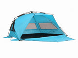 Weisshorn Beach Tent 3-4 Person Pop Up Sun Shade UPF 50 Automatic Outdoor Blue TENT-C-BEA-4-BL