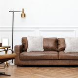 SOGA 2X 45cm Pillow Cover French Jacquard Woven France Peony Floral Made Throw Pillow FRENCHCUSHION227X2