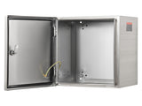 Steel Electrical Box, 40x30x15 cm, 304 Stainless Steel Electrical Enclosure Box, Wall-Mounted V952-BXGDQX16X12XVGLJZV0