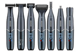 6-in-1 Women Electric Shaver Replaceable Heads for Whole Body Private Epilator Shaving Razor - Black V1263-JX-6631-2