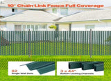 Bottom Locking Privacy Slats, Single-Wall Vertical Bottom-Locking Slats for Chain-Link Fence, V952-DBYSBTDBPE5FG3HV0V0