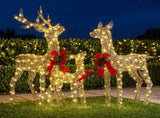 Christabelle 3 Reindeer Family Christmas Light Up Display 1.3m LED Outdoor Indoor Xmas Yard Law 112_MHA706