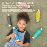 Mineral Maker MORBIDO Alkaline Filter Water Bottle a Mineral Stone Pouch BLUE V274-HA-AM-MINBOT-AQ