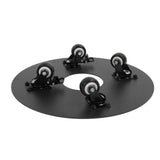 Rolling Stand with Lockable Wheels Quiet Carbon Steel Water Resistant Weather Resistant Round V1294-YM0901-3111240270311