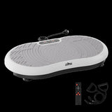 Centra Vibration Plate Train Exercise Machine White SP1049-WH