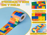 Glenmal 3roll 65.6 Feet Building Block Bulletin Borders Classroom Borders Colorful Bulletin V1258-DP02-C-1131