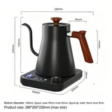 Gooseneck Electric Kettle - 0.9L - With Temperature Control - Stainless Steel 304 - Ultra-Silent V1188-MS-814-015