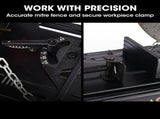 BAUMR-AG 2400W 355mm 14" Abrasive Metal Chop Saw Cut Off Machine, Soft Start, 45 Degree Mitre V219-SAWMCTBM3CVA