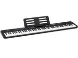 Alpha Piano Keyboard 88 Keys Electric Electronic Keyboard Piano Gift Black EK-S88-BT-BK