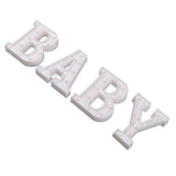 BABY Letter Lights Set Romantic Warm White Large BABY LED Lights Battery Operated Light Decoration V1294-YM0901-3119230105211