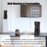 2pack Automatic Air Freshener Spraying Dispenser, Wall Mounted or Freestanding Sprayer Holder, V1369-AZ3-W-11484
