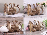 Multi-Functional Octopus Sculpture Decorative Resin Cup Holder & Jewelry Organizer, Unique Home V1107-CS-ZYSZBJT