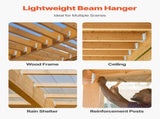 50 Pcs Joist Hanger, Inner Dimensions 1.57 x 1.50 x 7.83 inch / 40 x 38 x 199 mm, Rafter Hurricane V952-TLDJ210INCH5HCMQL001V0