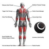 Massage Ball Electric Massage Ball Fascia Ball Self-massage Training - Black V1308-DSZKI-1139-1