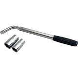 Car Wheel Socket Wrench - Extendable Handle - Socket Sizes 17mm, 19mm, 21mm, 23mm - Fits All V1189-LC-QP-00264