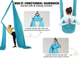 Aerial Silk & Yoga Swing, 10 m Length, Aerial Yoga Hammock Kit with 100gsm Nylon Fabric, Full V952-DCK10X28MQLSMTBOTV0