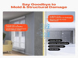 House Wrap, 2.74 x 45.7 mm, 0.13 mm Thick Vapor Barrier, Heavy Duty Plastic Sheeting for V952-FSTQM9FT150FSRA05001V0