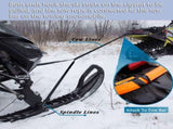 Heavy Duty High Strength Safety Hook Snowmobile Tow Cable Strap Road Recovery Emergency Towing V1192-AZ-W-23498