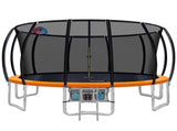Everfit 16FT Trampoline for Kids w/ Ladder Enclosure Safety Net Rebounder Orange TRAMPO-C-C16-OR-ABC