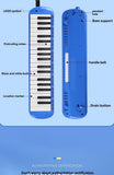 37-key mouth blown pipe, classroom musical instrument, blowing nozzle, base support, drainage V1102-783-358381-GRN-37