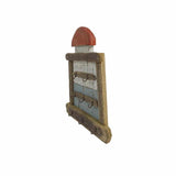 Handcraftedwall Hanging Lighthouse w 5 Hooks 38cm V637-12819LHS