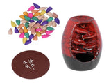 Ceramic Backflow Incense Holder Waterfall Incense Burner Aromatherapy Ornament Home Decor V1294-YM0901-3118210137411