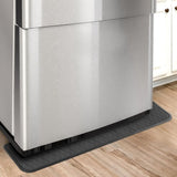 2pcs 37.4x8.5in Refrigerator Spill Mat, Silicone Under Refrigerator Floor Protector Tray Drip V1366-AZ2-W-14453