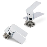 Chrome Square Lever Handle Shower Mixer Hot Cold Water Valve Watermark Standard V1233-KRS201CR