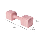 Centra Adjustable Dumbbells Set 2-5kg Quick Lock TPU Grip for Home Workout Pink SP1112-PK-AU