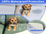 Waterproof Recliner Chair Cover with Pocket, Non-Slip Recliner Covers for Small Recliners, Washable V1192-AZ-W-25013