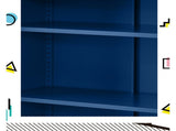 Artiss Buffet Sideboard Metal Cabinet - SWEETHEART Blue AI-LOCKER-MI-BL
