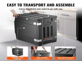 Insulated Food Pan Carrier, 90L Hot Box for Catering, LLDPE Food Box Carrier with Double Buckles, V952-SPBWXHSEPP90LLAXYV0