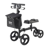 Folding Knee Scooter, Carbon Steel Steerable Knee Walker with Height-Adjustable Handlebar & Knee V952-XGZXQQ10H8SXT3HJ5V0