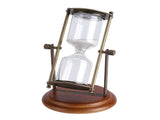 15 Minutes Metal Rotating Sand Glass Timer Clock Hourglass Table Ornament Home Decor Gift V1294-YM0901-JYB02030