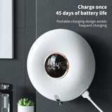 280ml Wall Mounted Foam Soap Dispenser Induction Charging Adjustable Foam Output White V1263-JX-7700