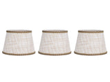 3Pcs Small Lamp Shades Hand Crafted Exquisite Soft Lightweight Dustproof High Luminousness Table V1294-YM0715-3119210304611