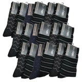 18 Pairs COTTON BUSINESS SOCKS Mens Dress Crew Plain Work Casual BULK - Assorted - 6-11 V563-BR-18BIZ0SOCKS-ASST-6-11