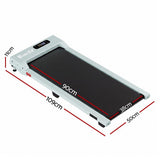 Everfit 3 in 1 Walking Pad Treadmill 12% Incline Under Desk Treadmills for Home Gym 38cm Belt Green TMILL-380-2INC-GN