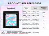 120pcs Mylar Bags for Food Storage120pcs Holographic Packaging Bags V1258-DP02-C-716