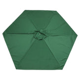 Sun-Resistant Rain-Proof Canopy for Outdoor Umbrellas in Green V1369-AZ3-W-20993