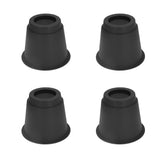 4 Pcs Plastic Furniture Risers 5 Inch Heavy Duty Stackable Circle Bed Lifter for Bed Chair Table V1294-YM0715-3117220134411