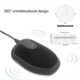 Conference Microphone USB Computer Mini Mute Function Omnidirectional Meeting Mic for Laptop PC V1370-AZ4-08000