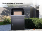 Parcel Delivery Drop Box Mailbox - Home Package Post Locker 41.5x38.5x102.5cm V238-SUPDZ-40376916738128