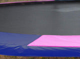 Kahuna Trampoline 10 ft with Basketball Set - Rainbow TRA-KAH-10-RB-BB